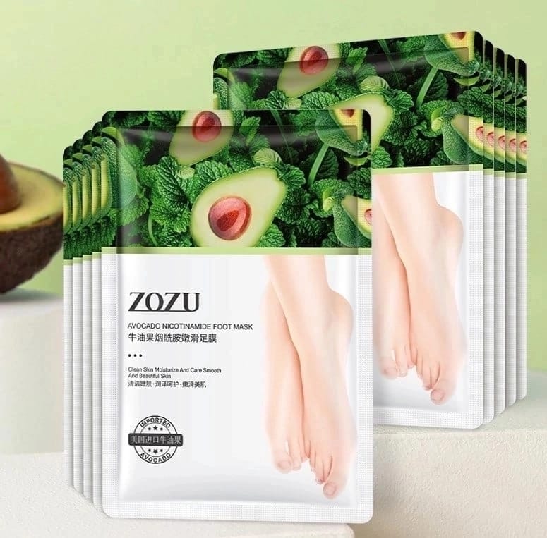 фото Маска ZOZU для ног с экстрактом авокадо 1 шт 895340 интернет магазин Stok-m.ru