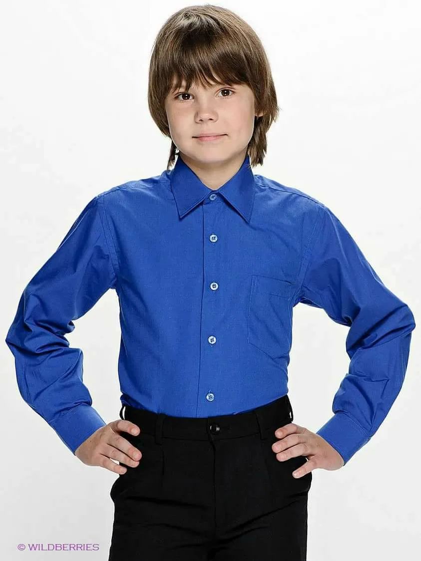 Мальчик в голубой рубашке